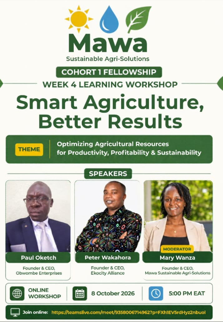 Smart Agriculture, Better Results: Cohort 1 Fellowship – Week 4 Learning Workshop